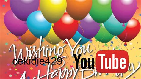 happy birthday on you tube|play happy birthday on youtube.